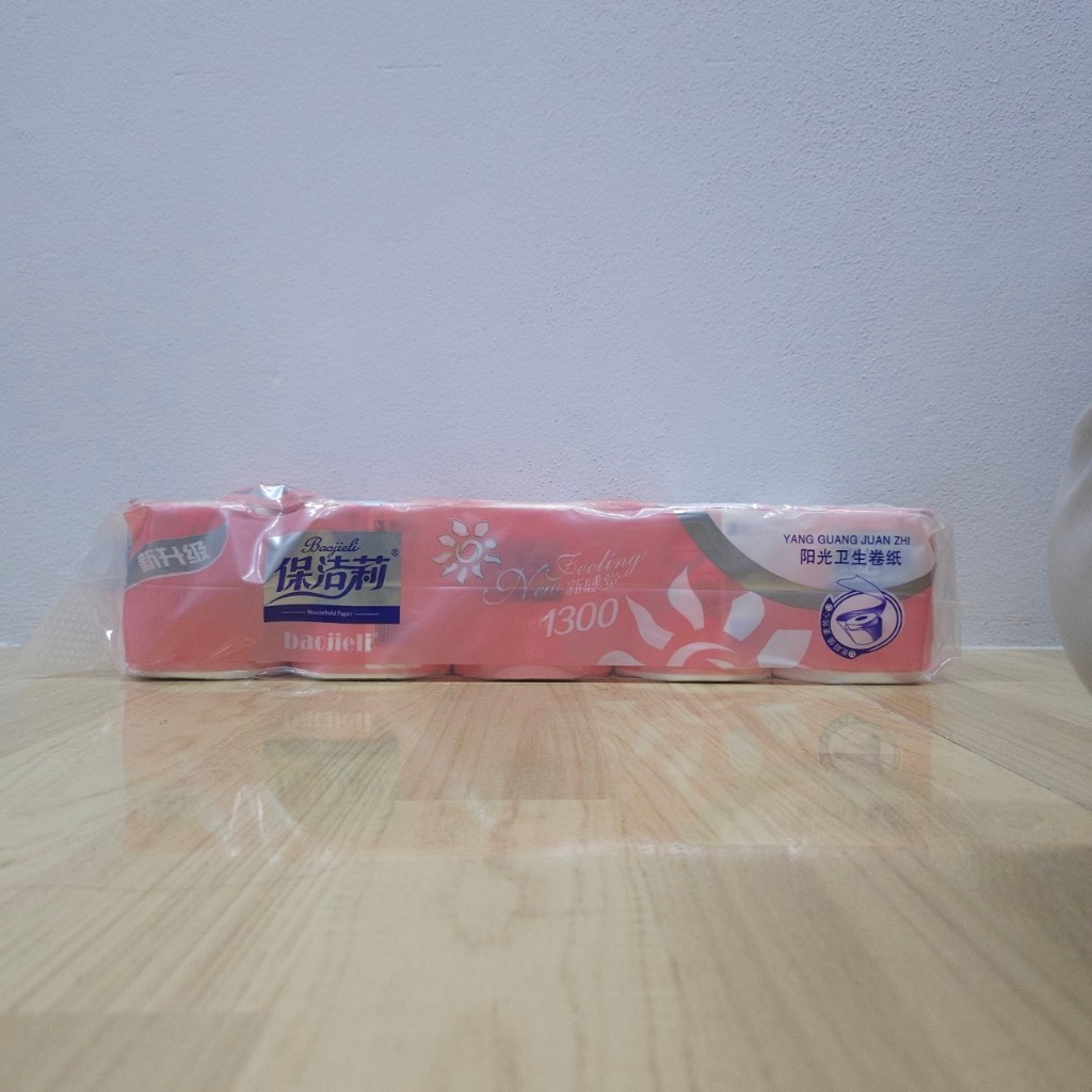 กระดาษทิชชู่ม้วน 1 หิ้ว 10 ม้วน กระดาษชำระ ทิชชู่ม้วนแบบพกพา หนา 4ชั้น ห่อชมพู BIG-PK - รูปที่ 5