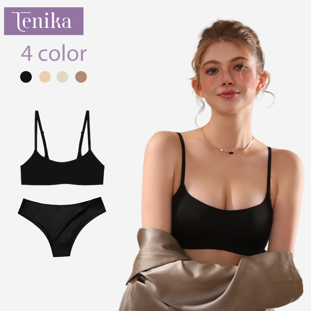 TENIKA เซตชุดชั้นใน เสื้อชั้นในไร้โครง Bra Set ไร้รอยต่อ