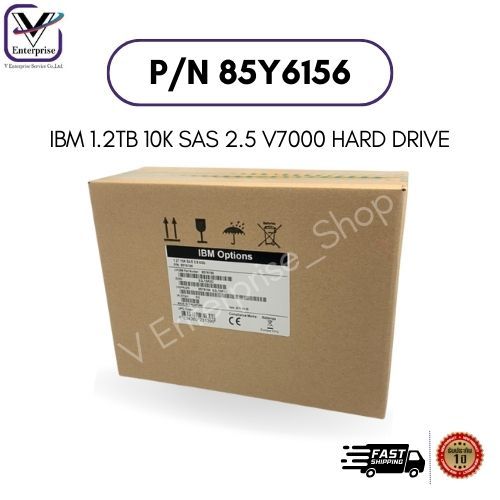 85Y6156 IBM 1.2TB 10K SAS 2.5 V7000 HARD DRIVE ฮาร์ดดิสก์ รับประกัน 1 ปี New Inbox