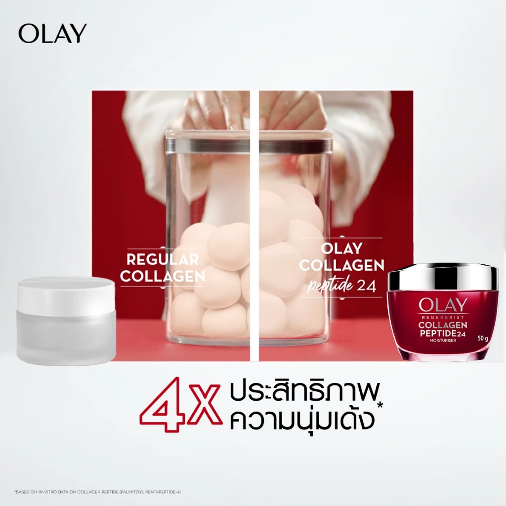 Olay Regenerist Collagen-Peptide24 Moisturizer Cream ครีมลดเลือนริ้วรอยโอเลย์ สกินแคร์ niacinamide thumbnail 5