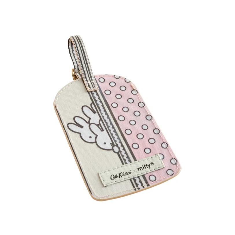 Cath Kidston Female Travel Wallet Miffy Drawn Stripe Green