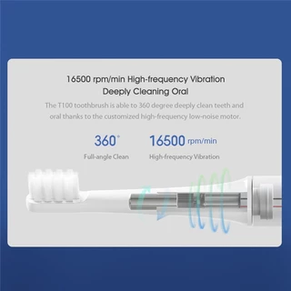 Xiaomi Mijia Sonic Electric Toothbrush T100 แปรงสีฟันอัตโนมัติ แปรงสีฟันไฟฟ้า ชารจ์USB กันน้ำIPX7