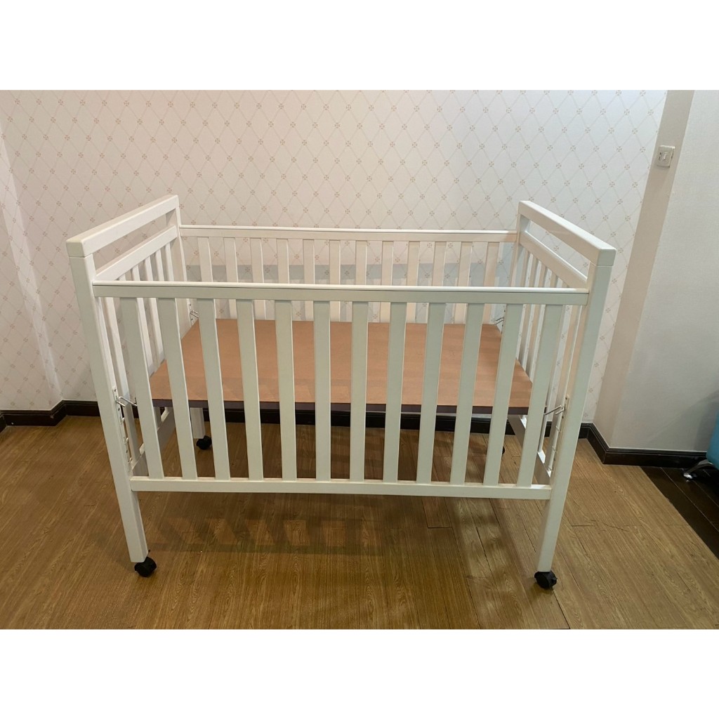 🎉🎈KITSO เตียงเด็กอ่อน รุ่น Fix Dropside🎈🎉 ผลิตจากไม้ยางพาราแท้ ใช้สี non toxic ไม่มีสารตะกั่ว พร้อมส