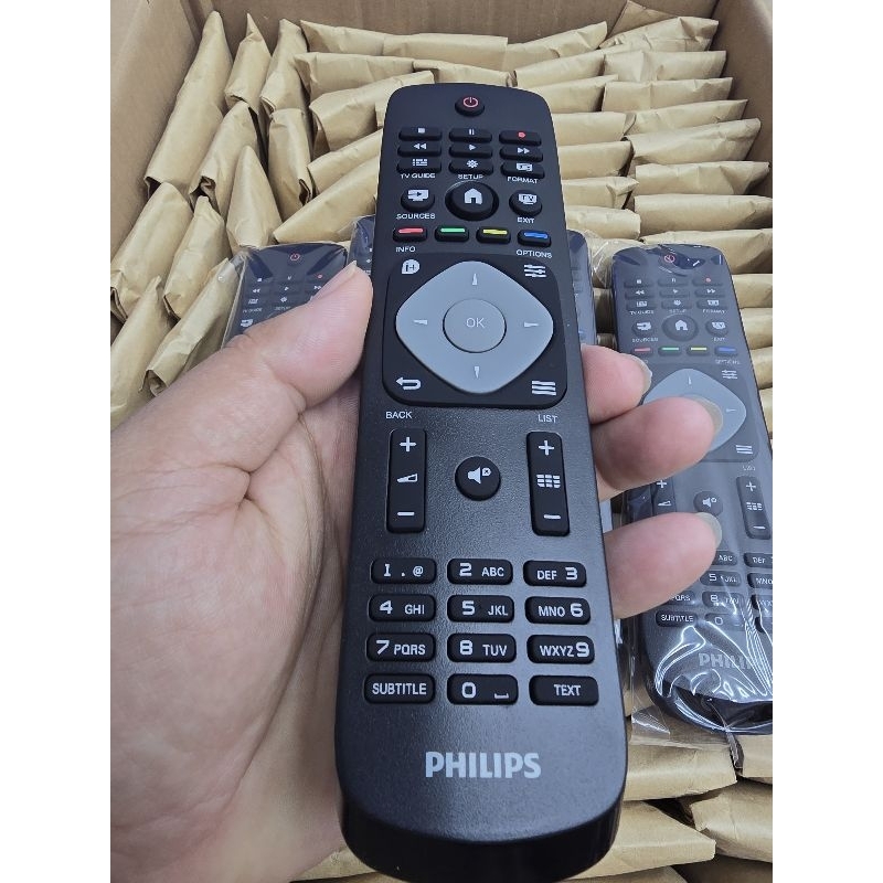 รีโมททีวี Philips ของแท้ ทีวีจอแบนฟิลลิปส์ ใหม่#รีโมทฟิลลิป ราคา ถูกที่สุด ดีลบีเคเค แกลเลอรีภาพที่ 2