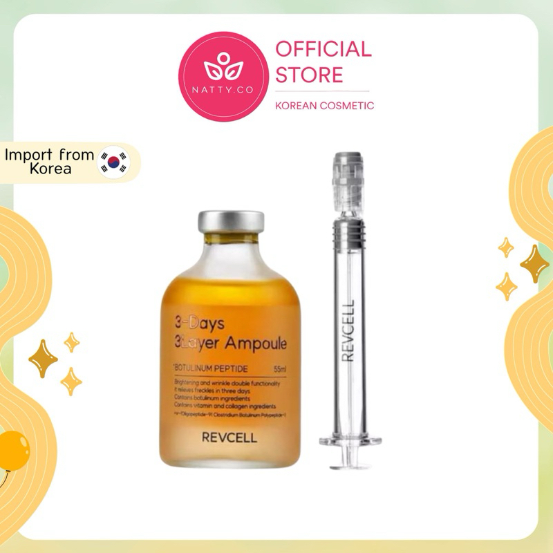 Revcell 3-Days 3Layer Ampoule 55ml + ไซริงค์