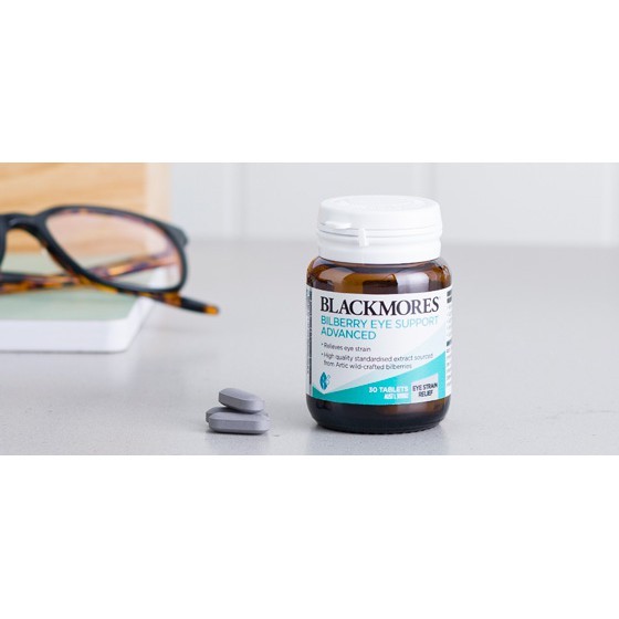 Blackmores Bilberry Eye Support Advanced /แบล็คมอร์บำรุงสายตา บิลเบอร์รี่ ลดสายตาเมื่อยล่าพร่ามัว (30 Tablet) - รูปที่ 5