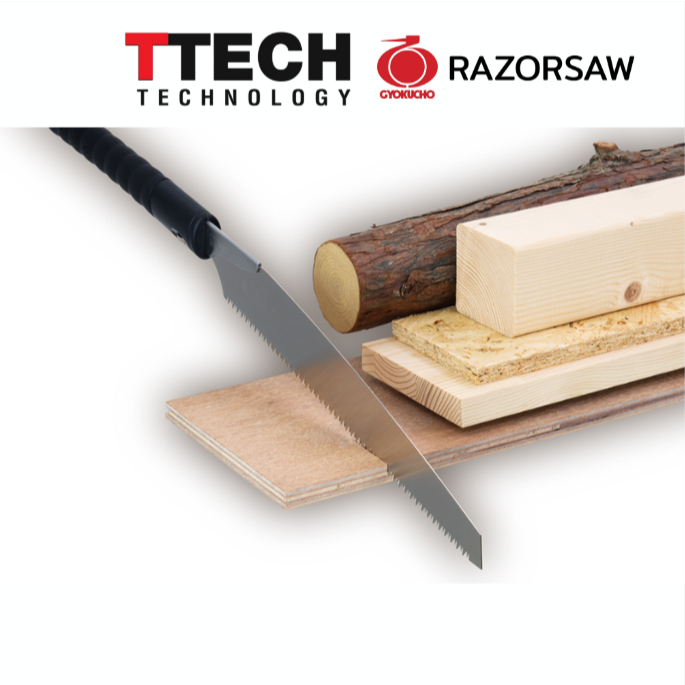 เลื่อย เลื่อยญี่ปุ่น เลื่อยตัดไม้จากญี่ปุ่น RAZORSAW KARIWAKU 501 สำหรับตัดไม้ซุงและท่อนไม้