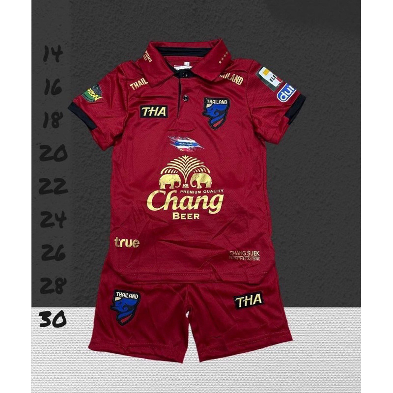 ชุดกีฬาชุดบอลเด็กคอปกสีผืนสีสดใสเด็กหญิงชายใส่ได้ - รูปที่ 5