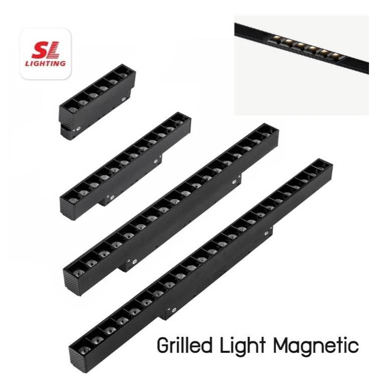 SL LIGHTING / โคมไฟ MAGNETIC กลิลล์ (Grilled Light Magnetic) 6W-243W 453lm-1.845lm ดำ