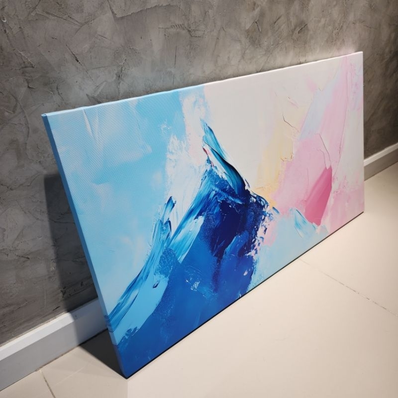 ภาพศิลปะ แบบสีสันสวยงามสดใส ภาพคมชัด ภาพพิมพ์แคนวาส กรอบลอยพร้อมตะขอแขวน คุณภาพดี ส่งไว (ส่งจากไทย)