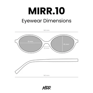 MIRR.10 แว่นกันแดด ป้องกันแสง UV400 เลนส์ Polarized เปลี่ยนแว่นฟรีถ้าใส่ไม่เข้ารูปหน้า