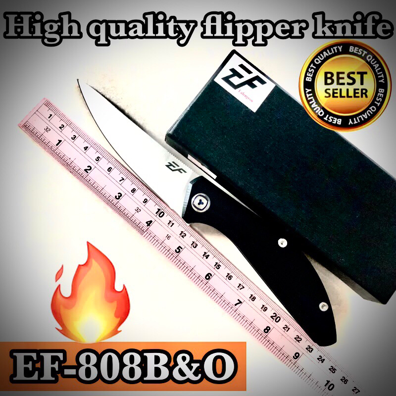 High quality flipper knife EF-808 for collection and camping 🏕️