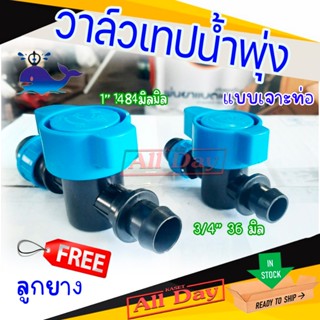 วาล์วน้ำพุ่ง วาล์วเทปน้ำพุ่ง สายน้ำพุ่ง ยี่ห้อปลาวาฬ (แบบเจา…