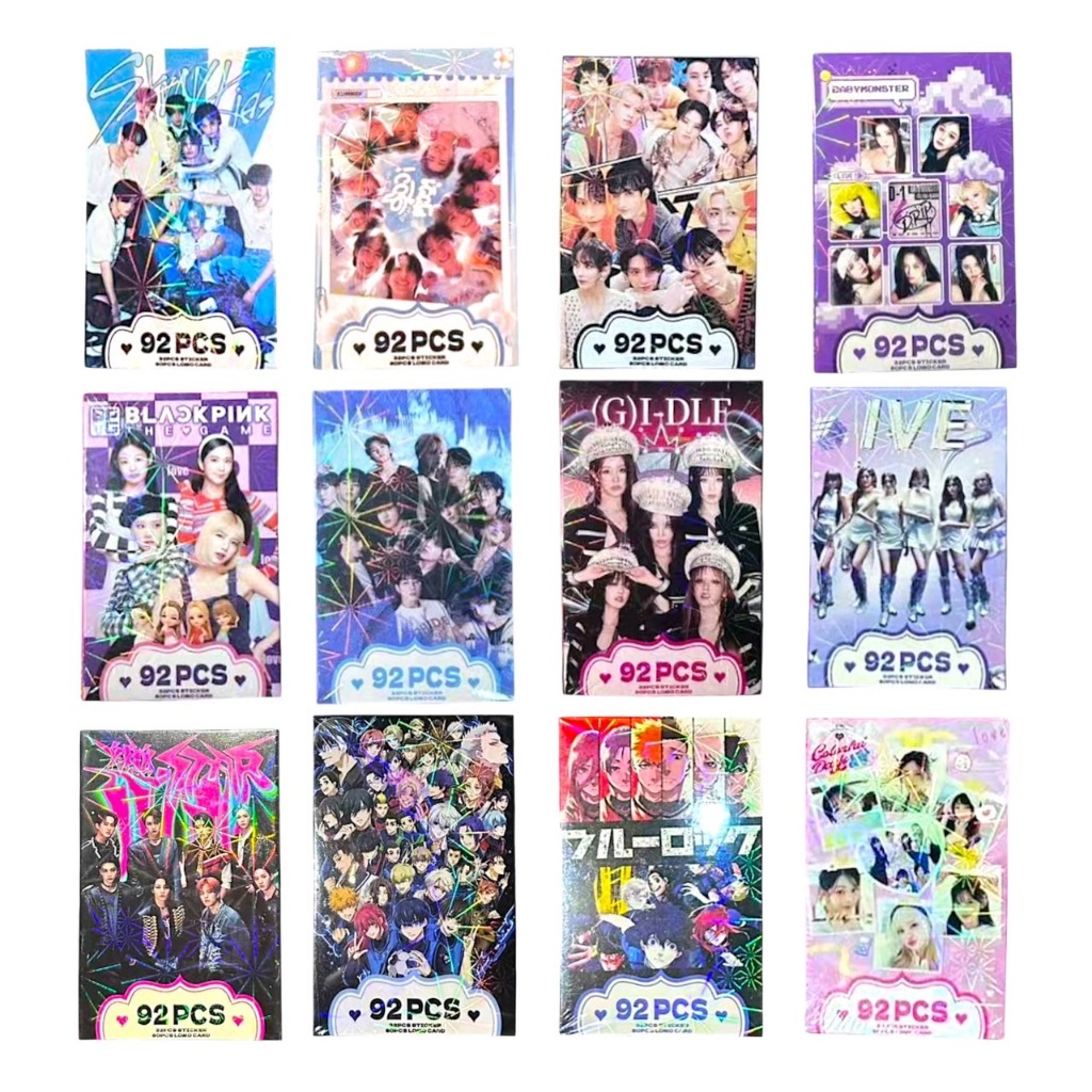 การ์ด bus แท้ 132 ชิ้น การ์ดวงบัส Photocards เพราะคุณฉันส่องแสง สติ๊กเกอร์ bus 2024 การ์ด LOMO ทีมผู้ชาย Debut ใหม่ suns
