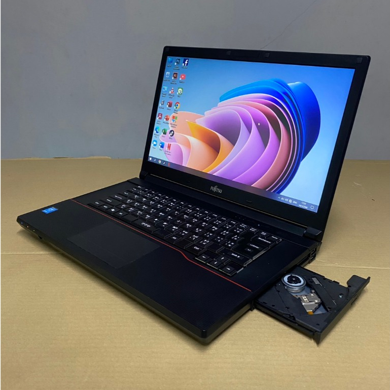 โน๊ตบุ๊คมือสอง Notebook Fujitsu A744 intel i5gen4(RAM:4-8GB/HDD:320GB) ขนาด15.6 นิ้ว