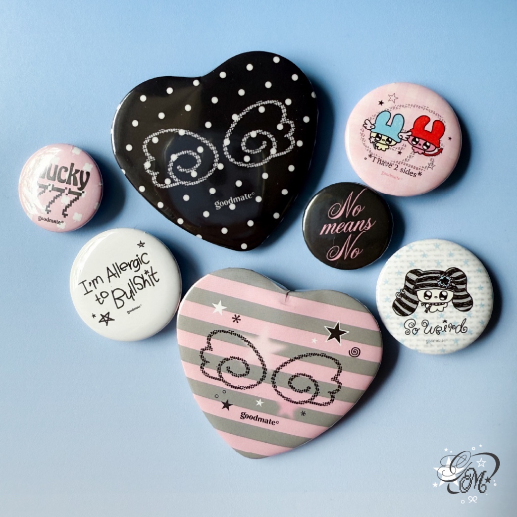 [Goodmate] Heart-Shaped Pin เข็มกลัดทรงหัวใจ