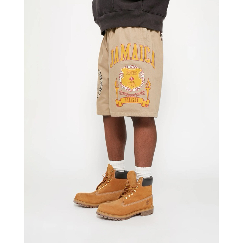 Stussy x denim tear Jamaica High Khaki Short (พร้อมส่ง✅)