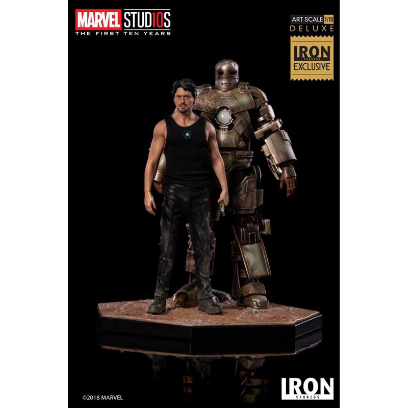 Iron Studios - Tony and Iron Man Mark 1 1/10 Statue