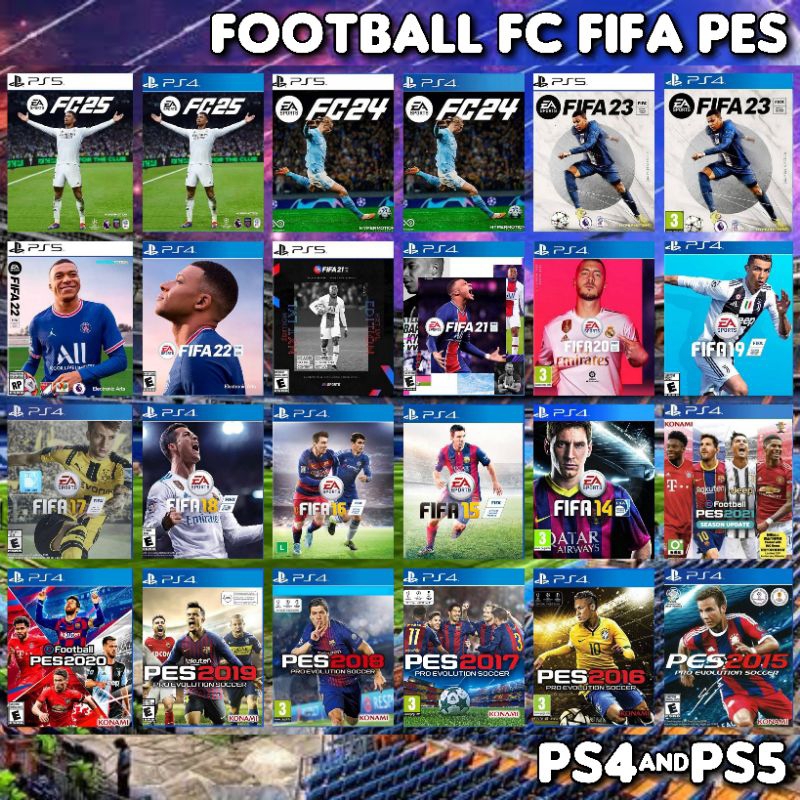 แผ่นเกมส์ FC FIFA PES PLAYSTATION4/5 [PS4] [PS5] มือ2