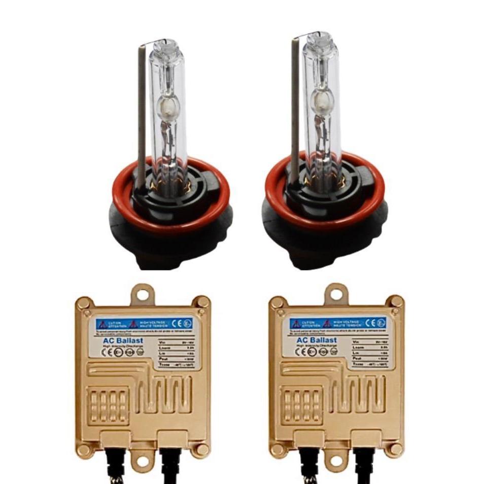 ez_auto ชุดหลอดไฟหน้ารถยนต์ XENON HID เป็นชุด1คู่ มีขั้วH1/H3/H7/H11/9005/9006/9012 มีค่าสี 3K 5K 43