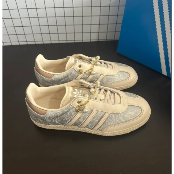 ( ของแท้ 100%) adidas originals SAMBA OG light gray