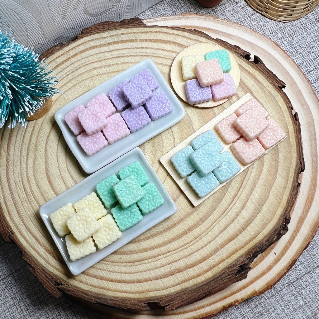 (ราคา/1ชิ้น) ขนมไหว้พระจันทร์ดินปั้นจิ๋ว #ของจิ๋ว #miniature ราคา ถูกที่สุด ดีลบีเคเค แกลเลอรีภาพที่ 3