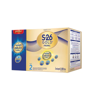 นมผง S-26 GOLD® PROMIL™ (3,500g) เอส-26 โกลด์® โปรมิล ผสมแอลฟา สฟิงโกไมอีลิน™ สูตร 2 (3,500 กรัม)