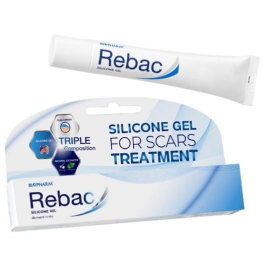 Biopharm Rebac รีแบค ซิลิโคนเจล เจลลดรอยแผลเป็น ขนาด 15 กรัม