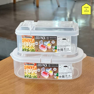🌶️กล่องเก็บอาหาร 2 ช่อง (ถนอมผักผลไม้ ของแห้ง) KEYWAY รุ่น R-1562 , R-1563🌶️