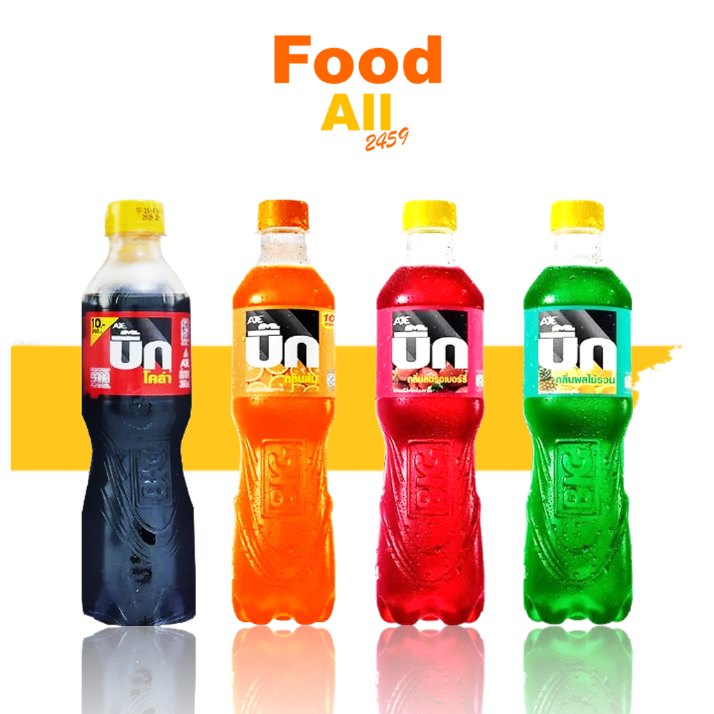 Big cola, Strawberry, Mix Fruit, Orange 360 ml. บิ๊ก โคล่า