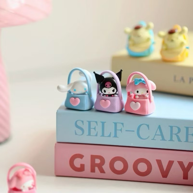 [ซื้อในไลฟ์/Videoมีคูปองส่วนลด] {1จุ่ม=1ชิ้น} 👜💕Sanrio Mini Bag Series🎀✨[ทำพวงกุญแจได้]