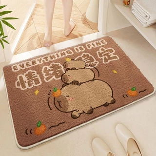 พร้อมส่ง พรมเช็ดเท้า พรมปูพื้น กันลื่น แห้งไว พรมห้องน้ำ ดูดซับน้ำได้ดี นิ่มสบาย หลากหลายรูปแบบ