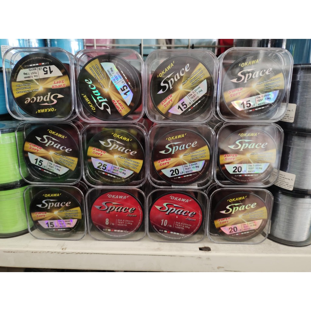 สายเอ็นOKAWA รุ่นSPACE 1/8 Made in Japan