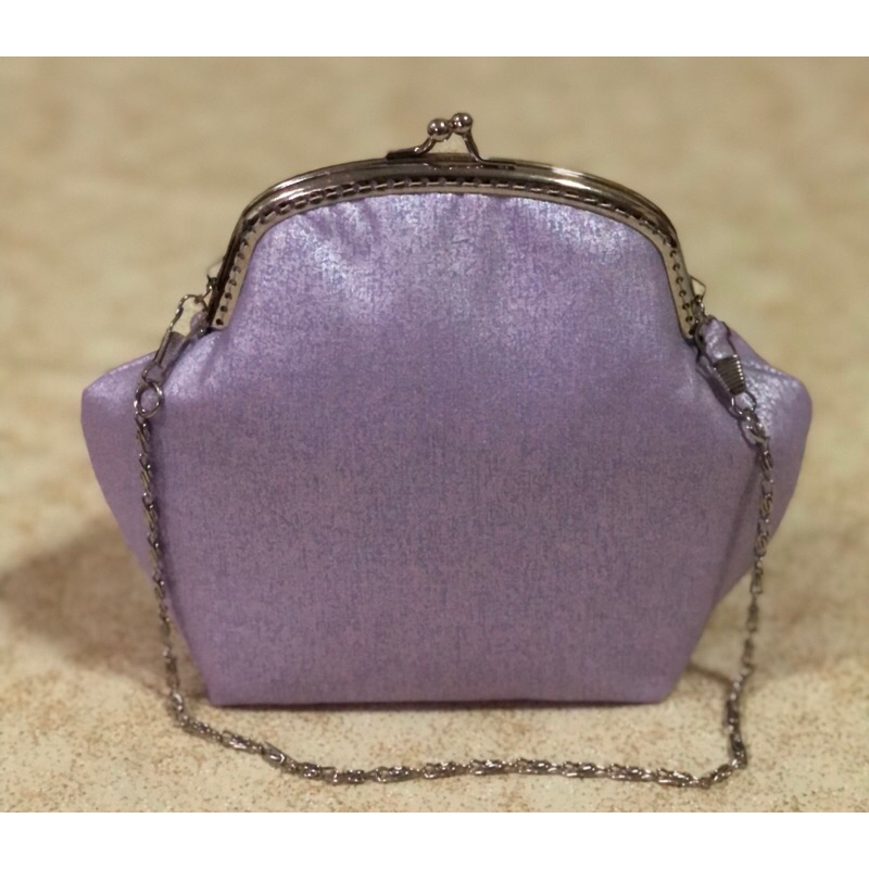 Luxury Purple clasps bag