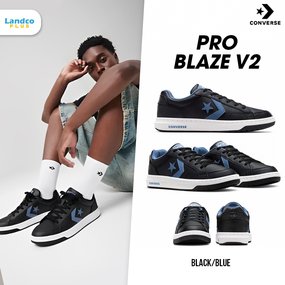 Converse คอนเวิร์ส รองเท้าผ้าใบ รองเท้าแฟชั่น UX Pro Blaze V2 OX A10506CM_S5BKBL (2500)