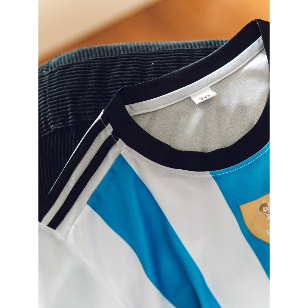 2022 คุณภาพสูง Jersey Argentina Home Kits เสื้อแฟนๆ - รูปที่ 2