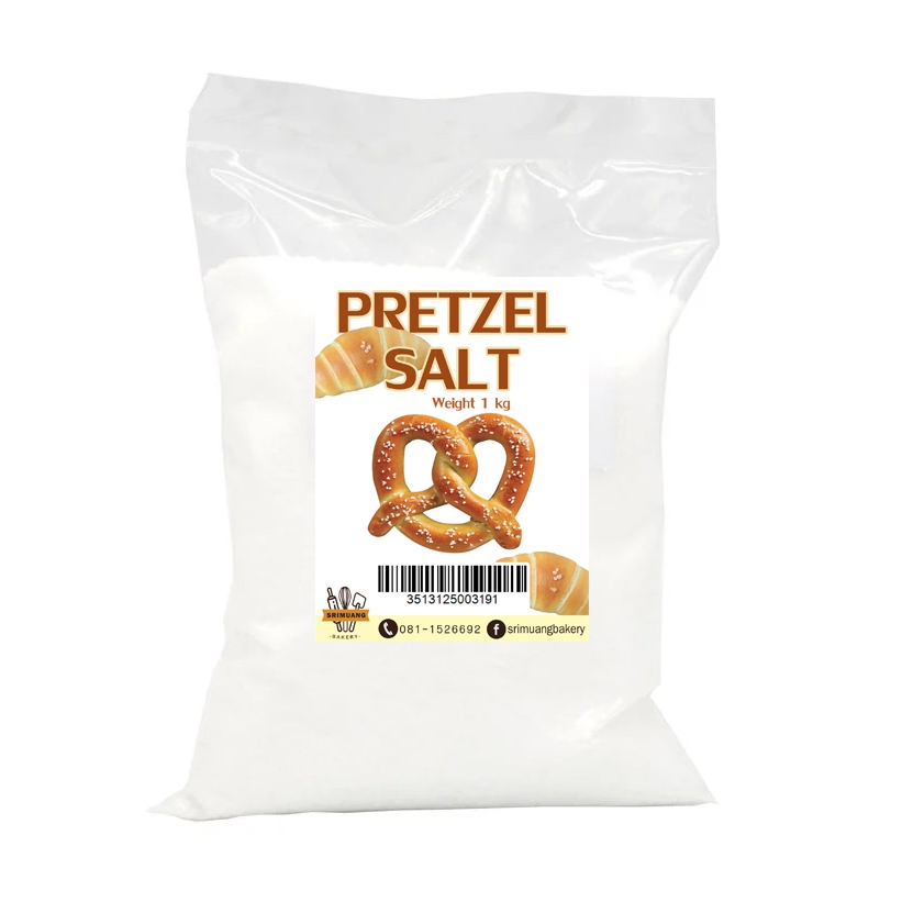 [พร้อมส่ง] เกลือเพรทเซล  Pretzel Salt  (เยอรมนี) ใช้สำหรับโรยหน้าขนม ชิโอะปัง ขนมปังเกลือ เพรทเซล ขนาด 1 kg