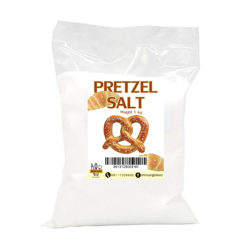 [พร้อมส่ง] เกลือเพรทเซล Pretzel Salt (เยอรมนี) ใช้สำหรับโรยหน้าขนม ชิโอะปัง ขนมปังเกลือ เพรทเซล ขนาด 1 kg