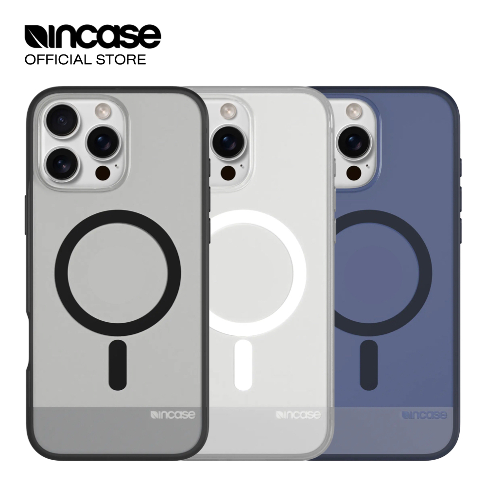 เคสมือถือ INCASE Slim M@gS@fe Case for iP 16 / 16 Plus / 16 Pro / 16 Pro Max - Black / Clear / Deep Space Blue