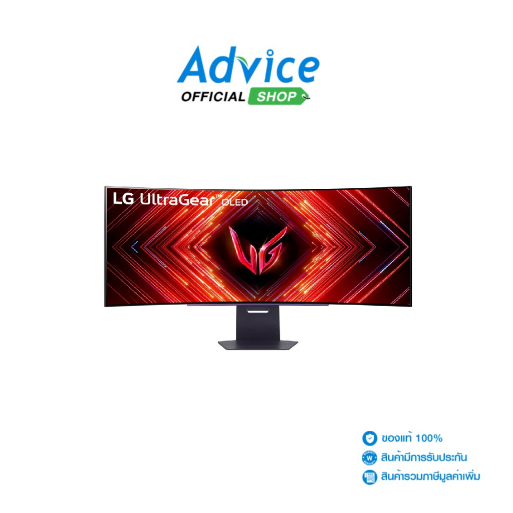 LG MONITOR (จอคอม) 44.5 45GS95QE-B (OLED, HDMI, DP) CURVE 2K 240Hz  - A0167846