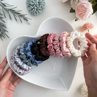 Lamoonist • PETITE • Satin scrunchies • ผมปกติ-ผมเริ่มหนา • Normal-thick hair