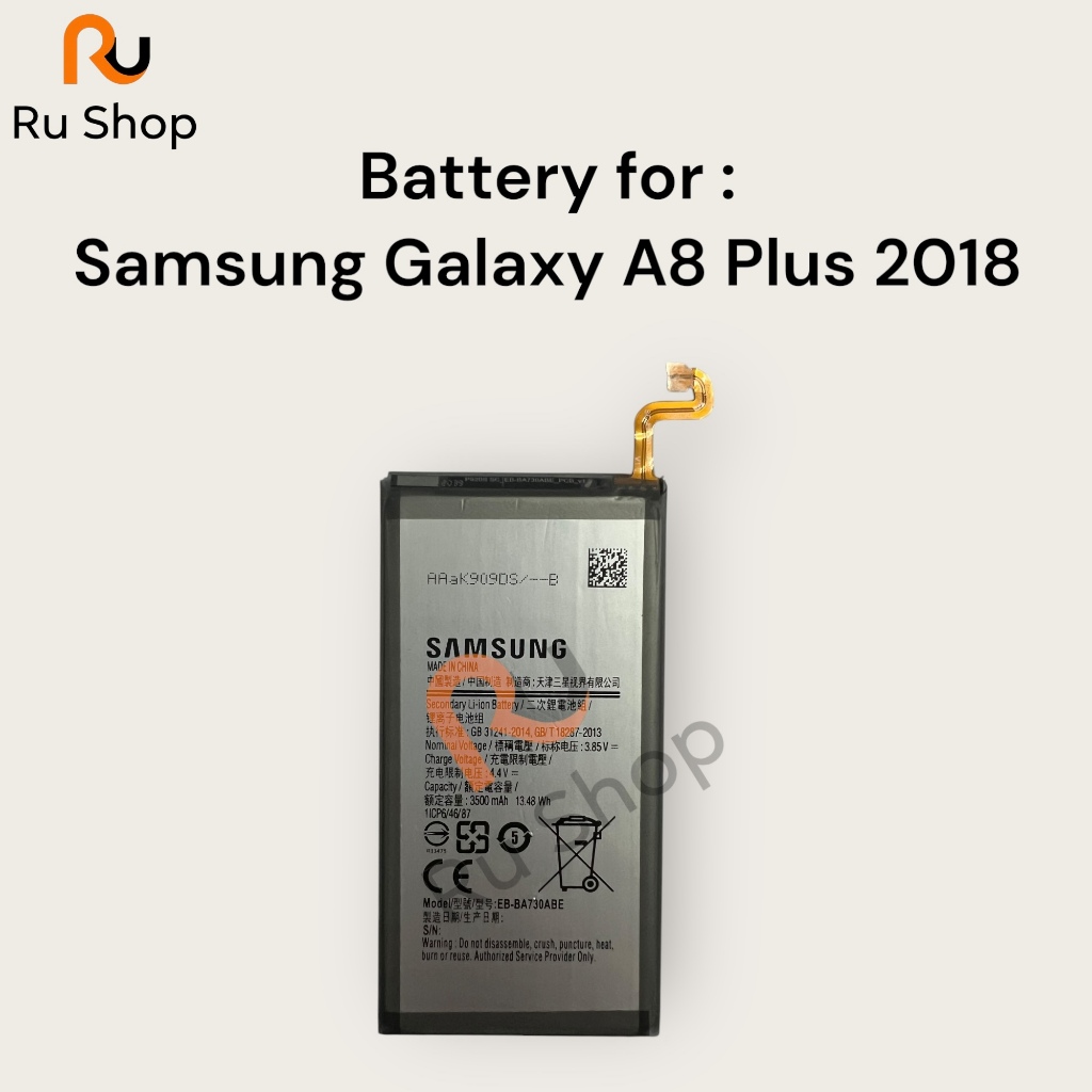 แบตเตอรี่ Samsung Galaxy A8 Plus 2018 SM-A730 A730F A730DS EB-BA730ABE 3500mAh