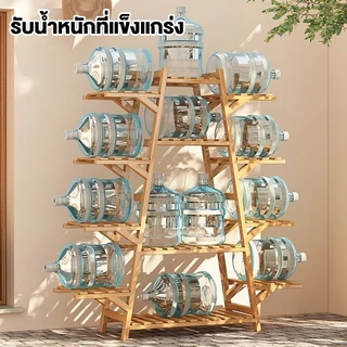 ที่วางกระถางต้นไม้ไม้ไผ่แท้ ชั้นวางดอกไม้ อเนกประสงค์ ประดับสวนและห้องนั่งเล่น ประหยัดพื้นที่ แบบทนความชื้น