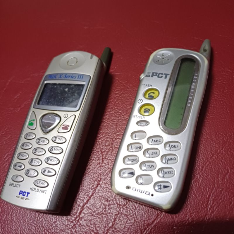 โทรศัพท์ pct 2 เครื่อง aiwa และ awc มือสอง