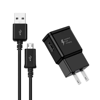 (รับประกัน 1 ปี）sanmax หัวชาร์จ 15w สายชาร์จ micro fast charging สำหรับ samsung S7/S7 E/S6/Note5/4 /S4/S3