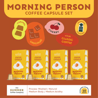 Coffee Capsule Set กาแฟแคปซูล ระบบ Nespresso I The Summer Coffee Company