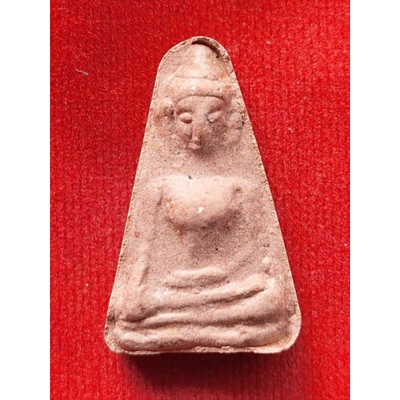 พระผงสุพรรณ รุ่น 558 ปี เนื้อแดง วัดพระศรีรัตนมหาธาตุ สุพรรณบุรี จัดสร้างปี 2544