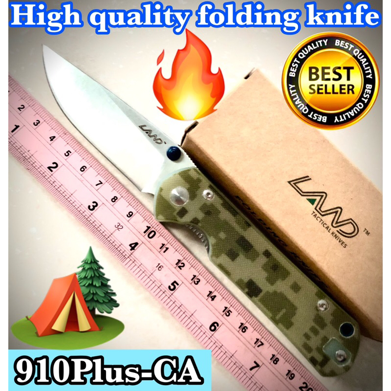 High quality folding knife Land 910Plus-CA for collection and camping 🏕️