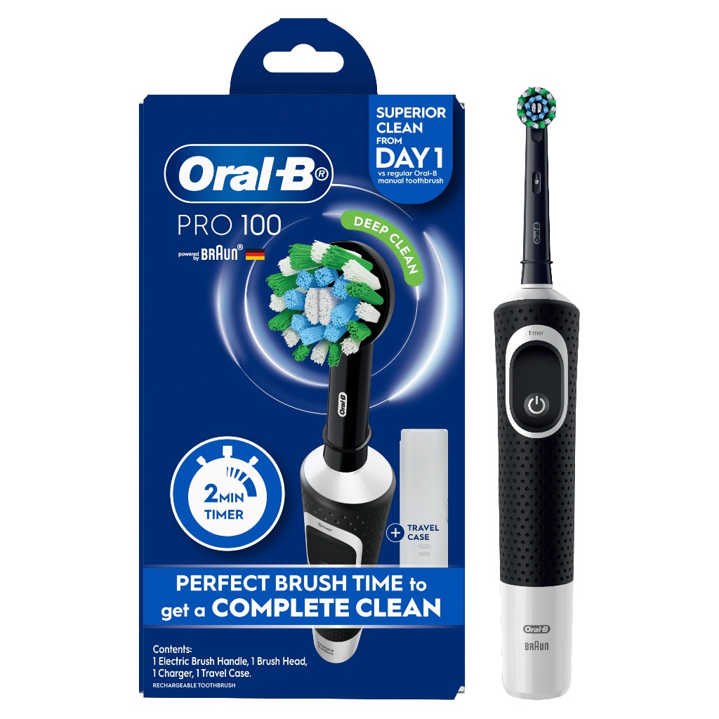 ออรัลบี แปรงสีฟันไฟฟ้า รุ่น Pro100 Oral-B Power Toothbrush Pro 100