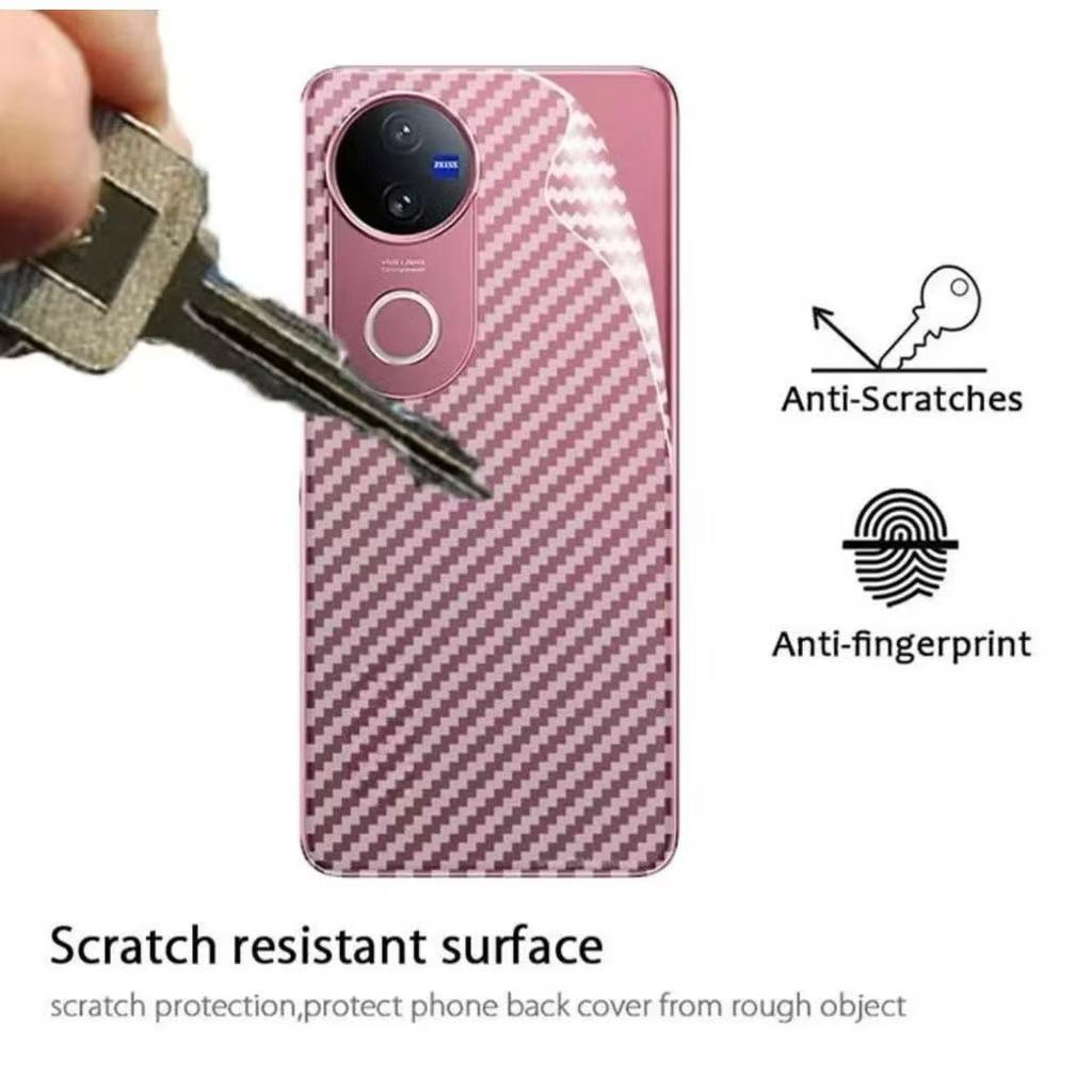 ฟิล์มหลัง เคฟล่า ฟิล์มกันรอยด้านหลัง กันรอยขีด for VIVO V50